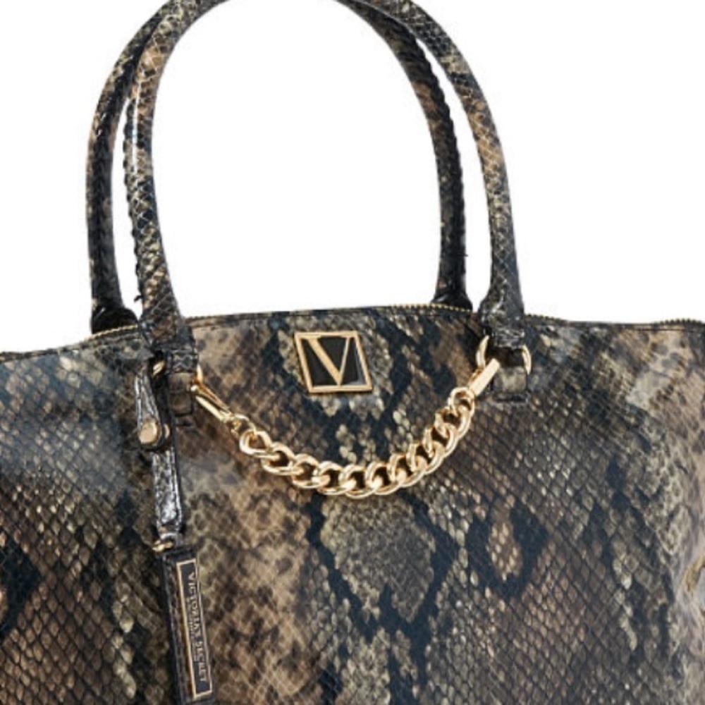 Victoria's Secret slouchy python versatile bag - Picture 6 of 7